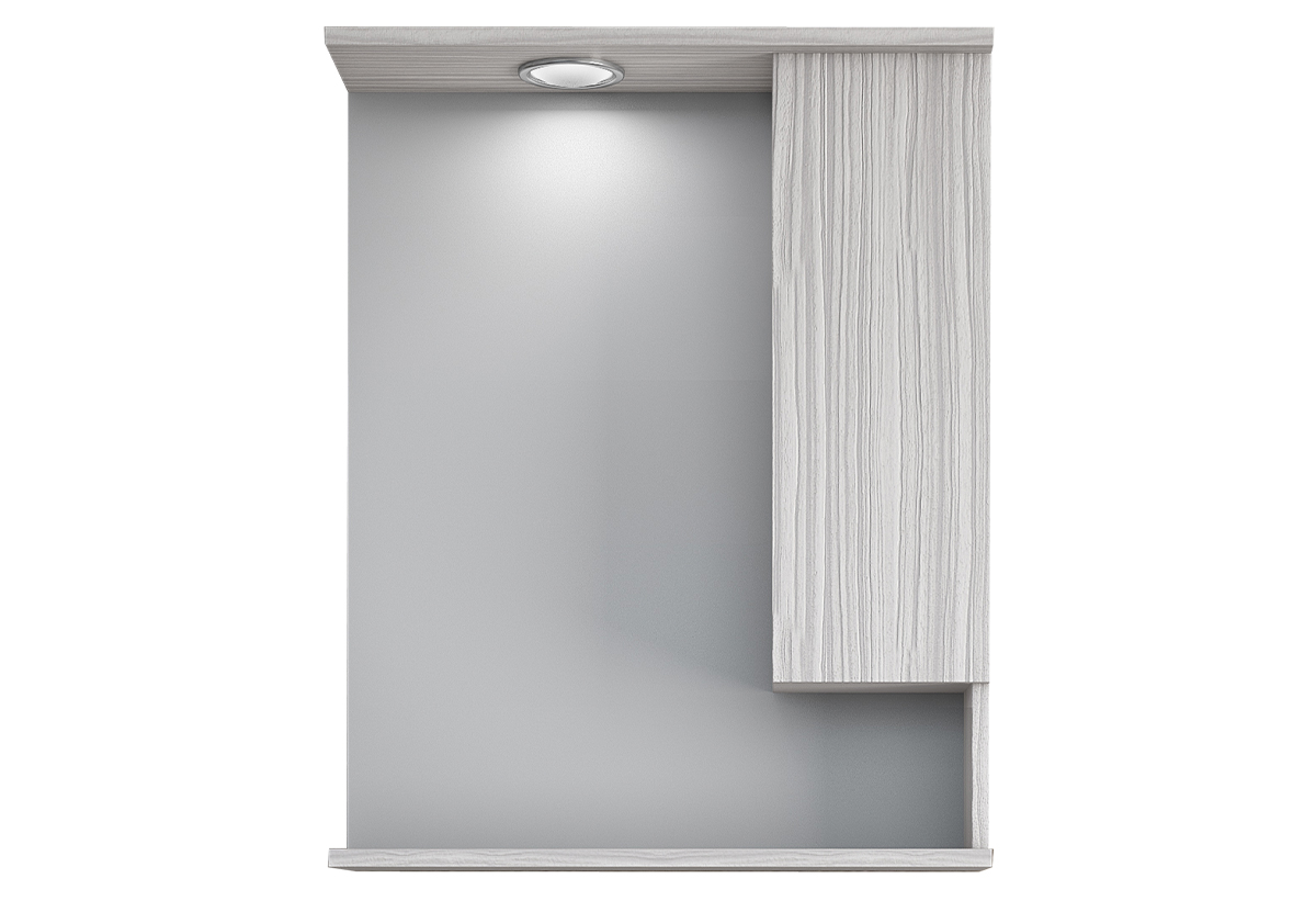 Απεικονίζεται ο καθρέπτης του επίπλου μπάνιου